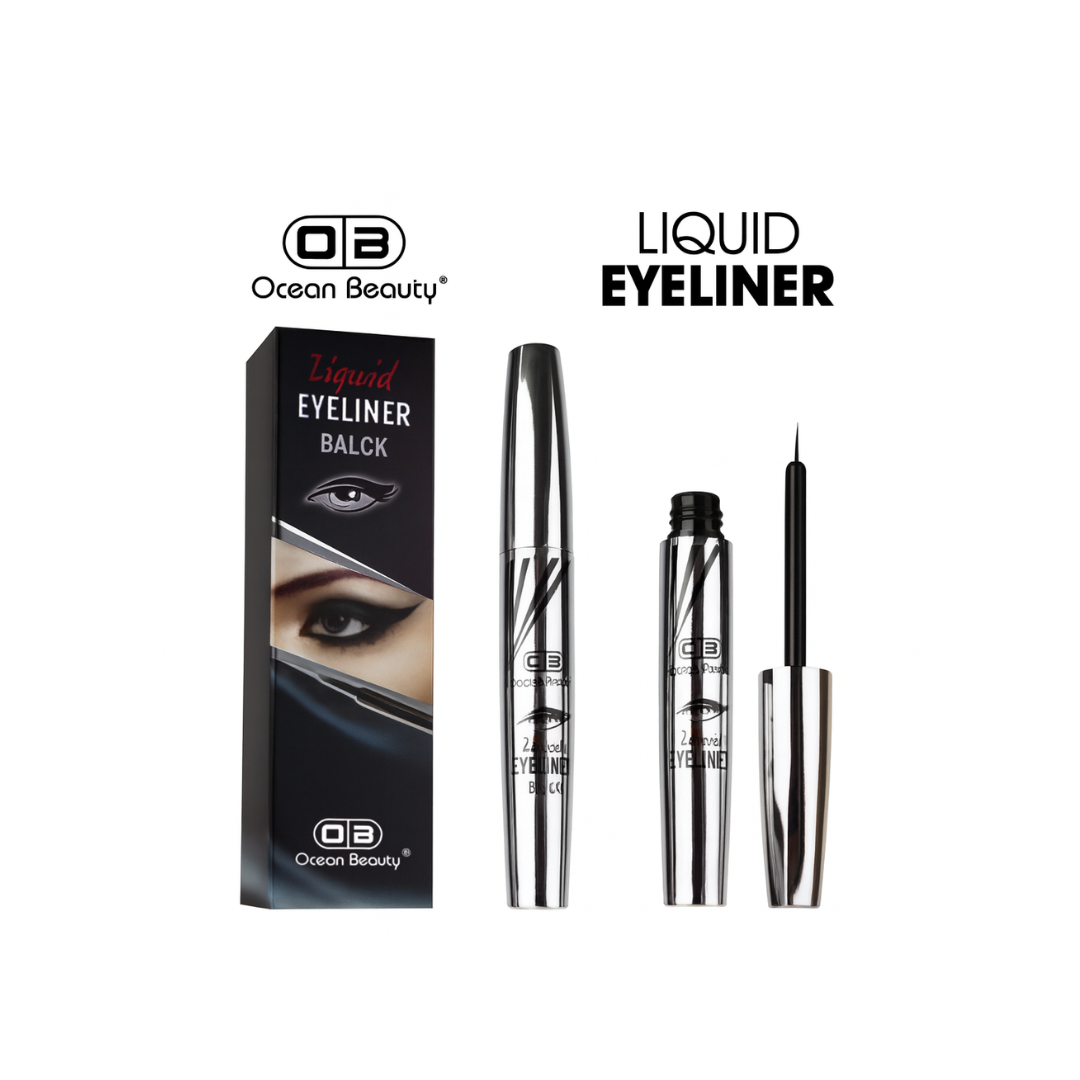 OB OCEAN BEAUTY Liquid Eyeliner with black colour