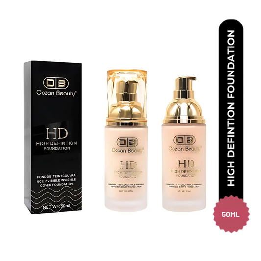 OCEAN BEAUTY- HD High Defintion Foundation use to all type skin care 106 50ML