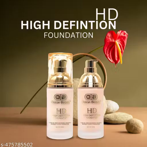 Ocean Beauty HD High Definition Invisible Cover Foundation, 50ml (104)
