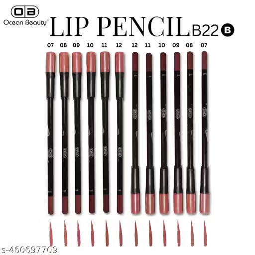 Lip pencil 12 piece set (multi colour)