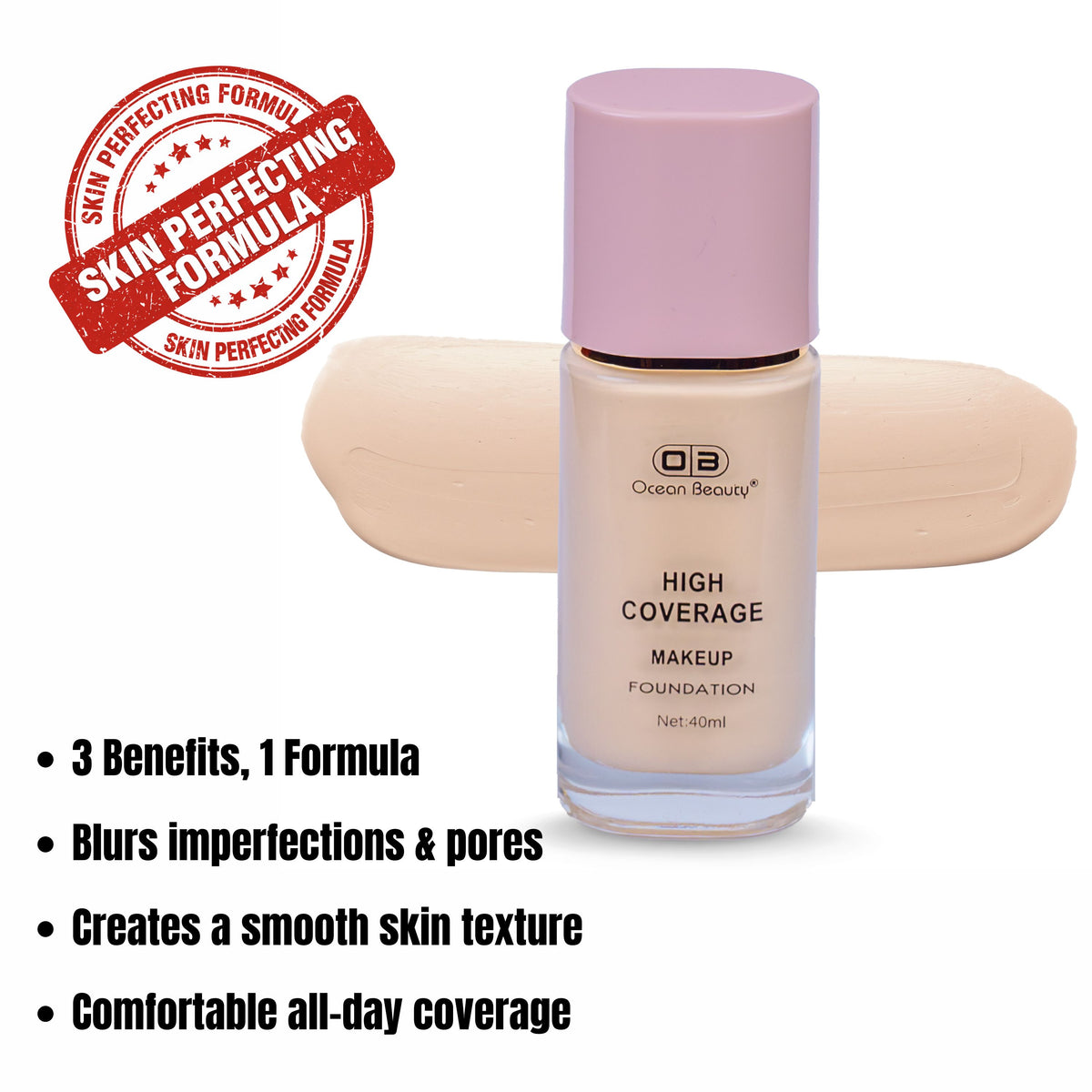 High Coverage Make-Up Foundation