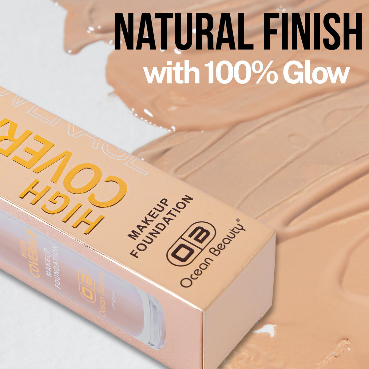 High-Coverage Sweat Resistant MakeUp Foundation