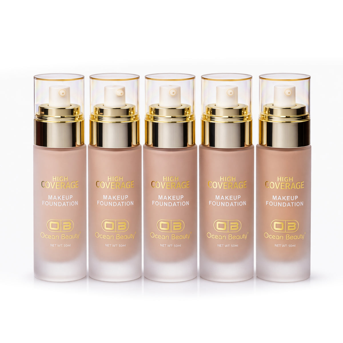 High-Coverage Sweat Resistant MakeUp Foundation