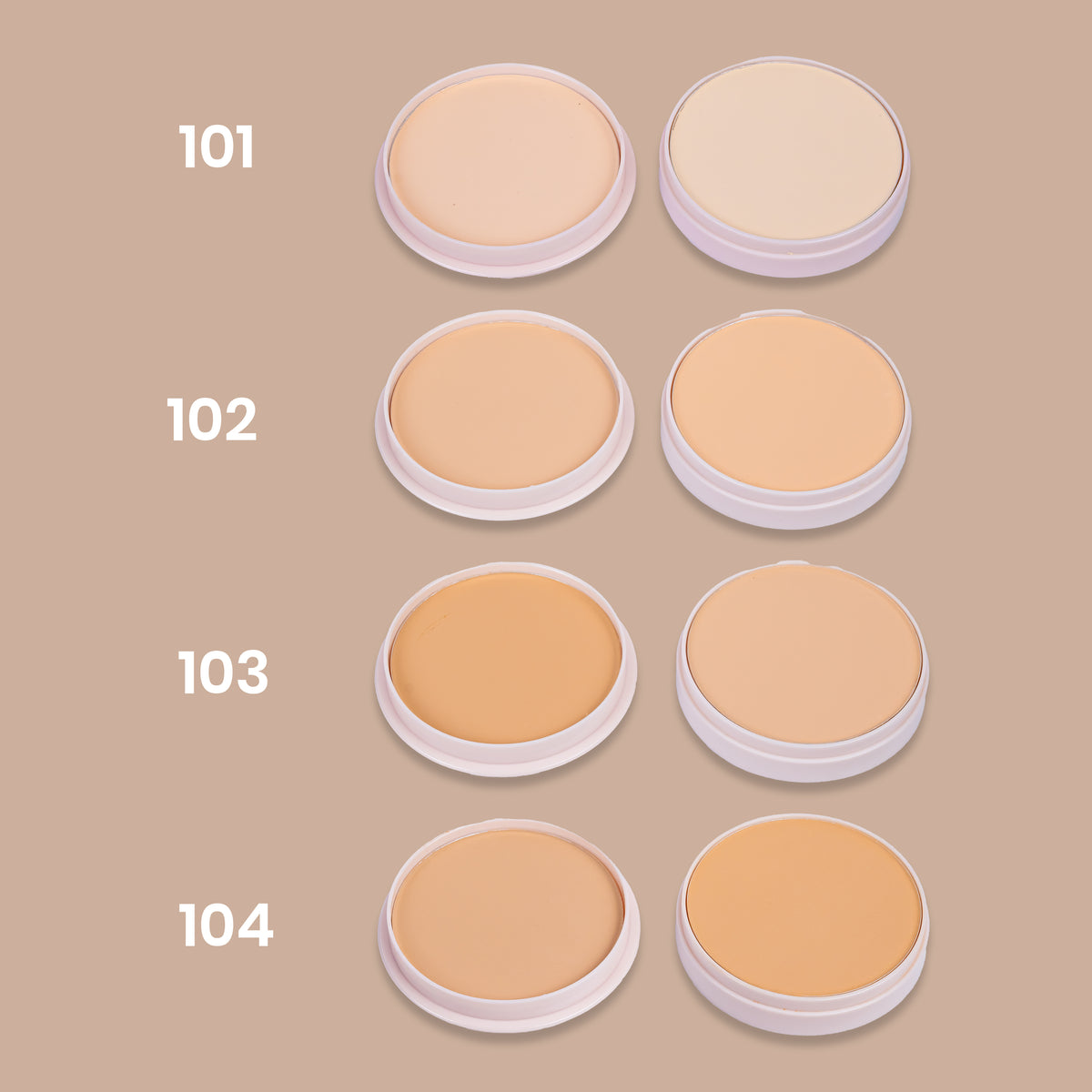 2 in 1 Shimmer and Matte Compact Powder