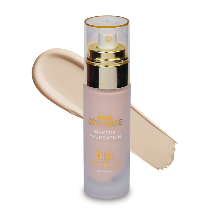 High-Coverage Sweat Resistant MakeUp Foundation