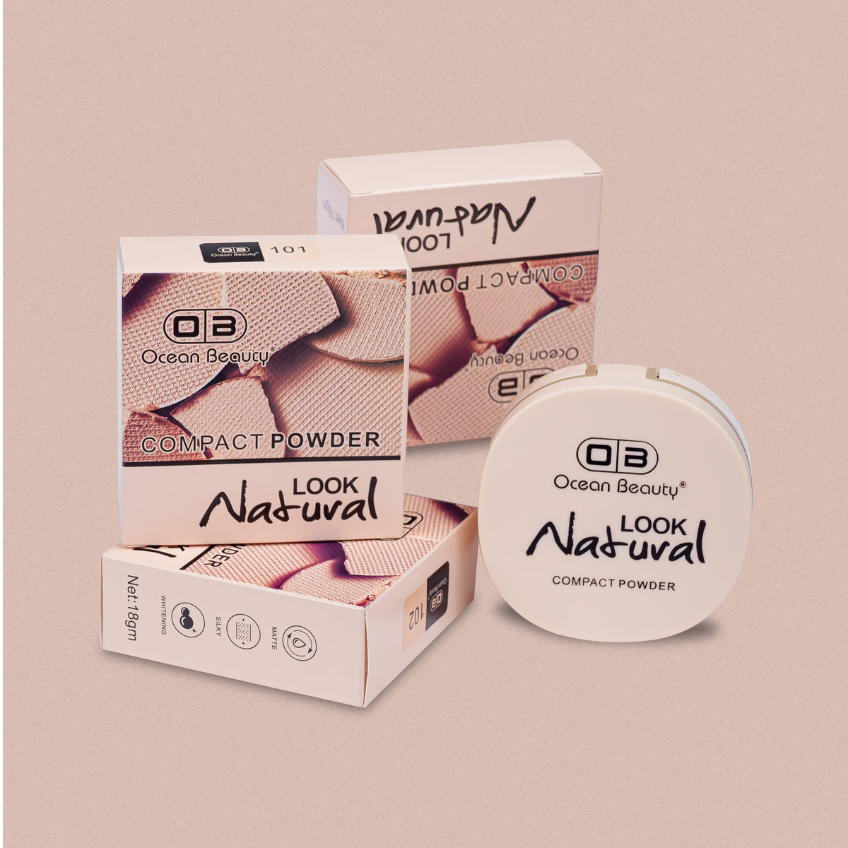 2 in 1 Long Wear Compact Powder- 201-6