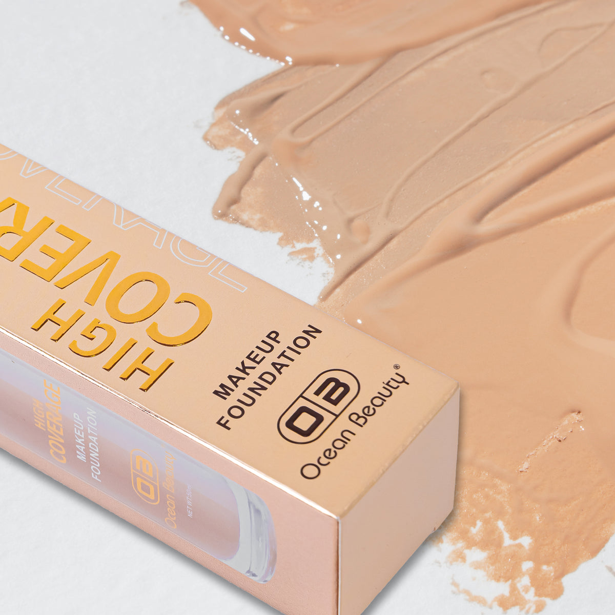 High-Coverage Sweat Resistant MakeUp Foundation
