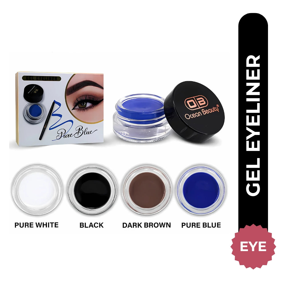 Ocean Beauty gel eye liner, Black, Instant Volume and Coverage for Thinning Hair