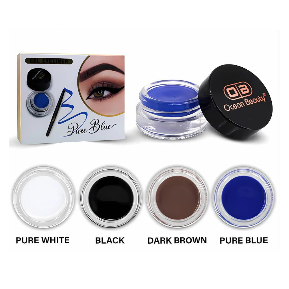 Ocean Beauty gel eye liner, Black, Instant Volume and Coverage for Thinning Hair