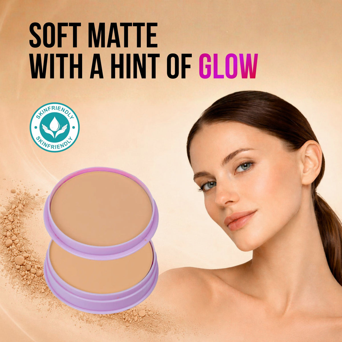 2 in 1 Refined Skin Compact Powder