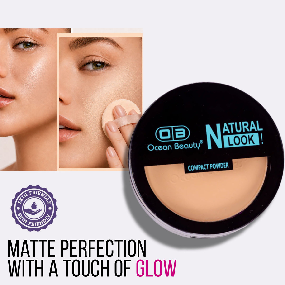 2 in 1 Sweat Free Compact Powder- 201-9