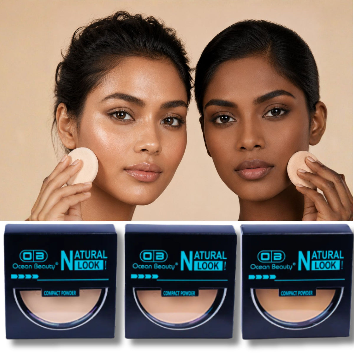 2 in 1 Sweat Free Compact Powder- 201-9