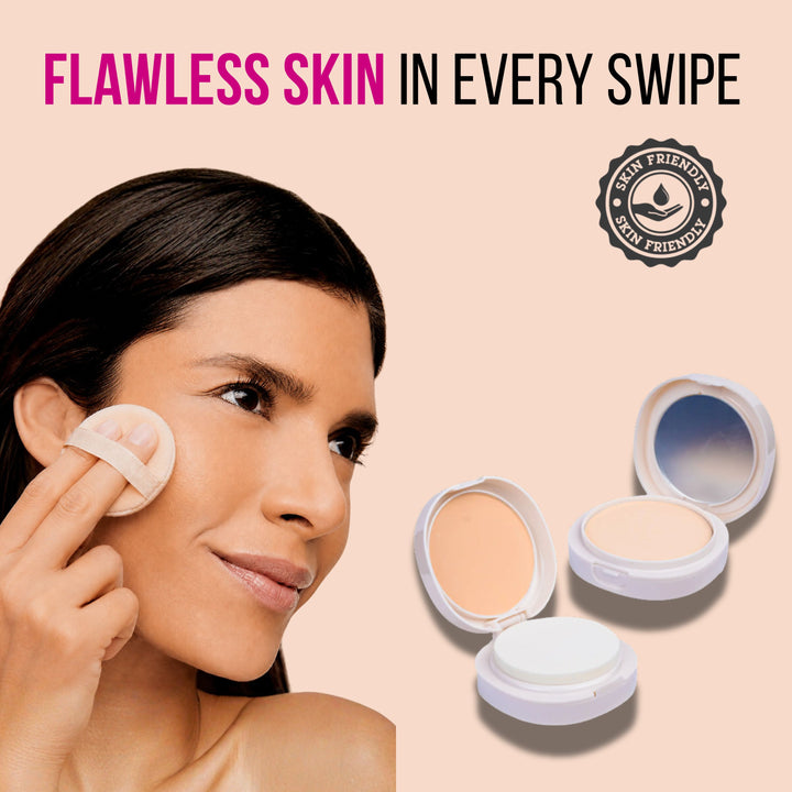 2 in 1 Natural Even Look Compact Powder- 201-4