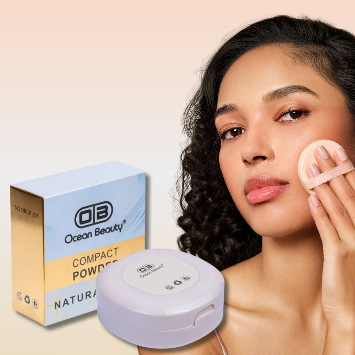 2 in 1 Natural Even Look Compact Powder- 201-4