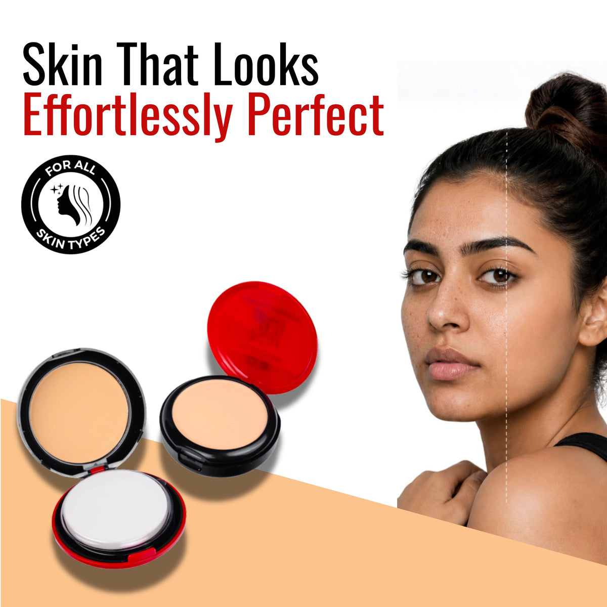 2 in 1 Polished Glow Compact Powder- 201-5