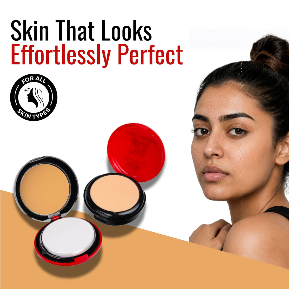 2 in 1 Polished Glow Compact Powder- 201-5
