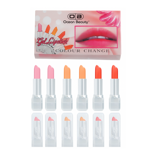 01 Gel Professional Moisturizing Lightweight Lipstick with Glossy Fruity Pink