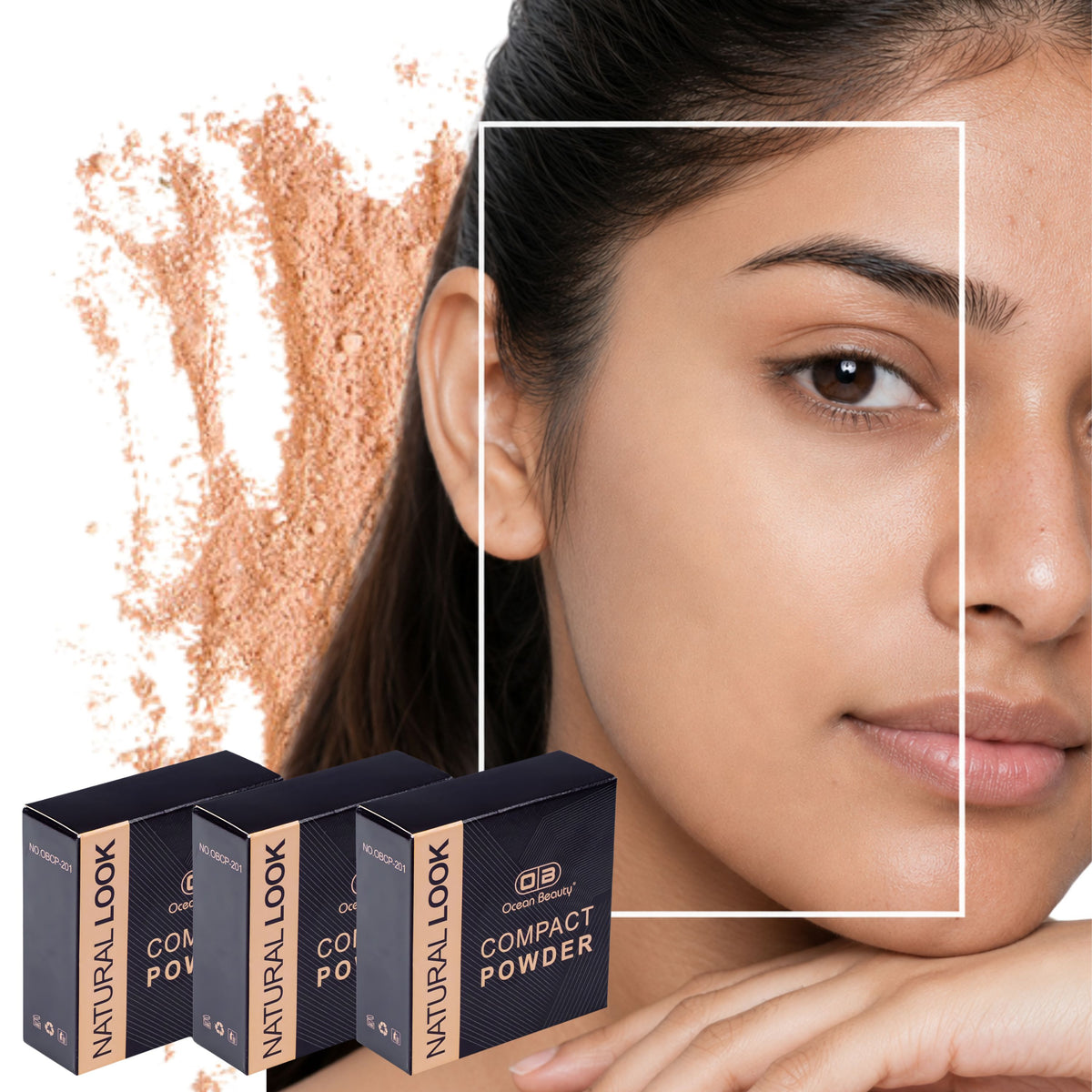 2 in 1 Perfected Natural Glow Compact Powder- 201-6