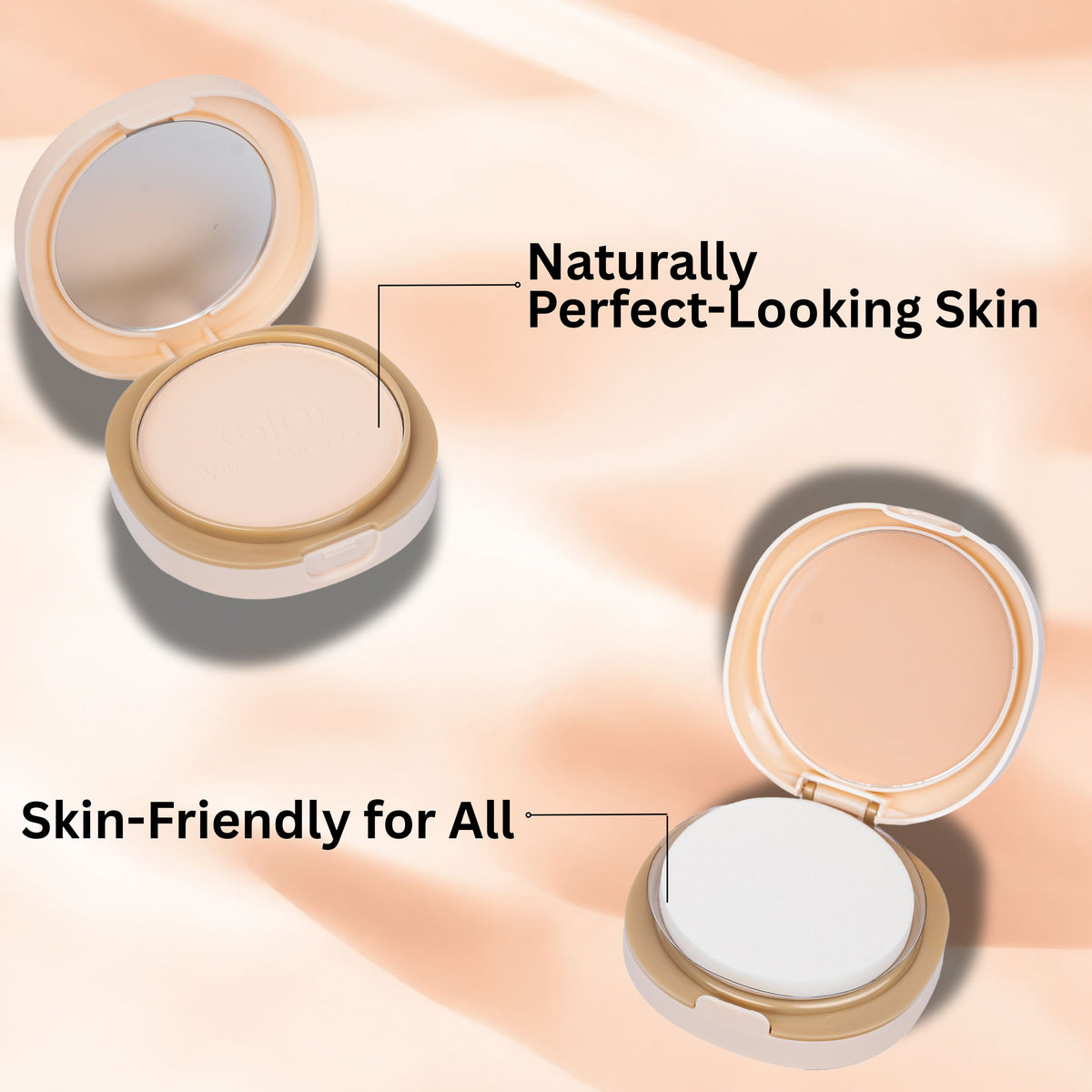 2 in 1 Long Wear Compact Powder- 201-6