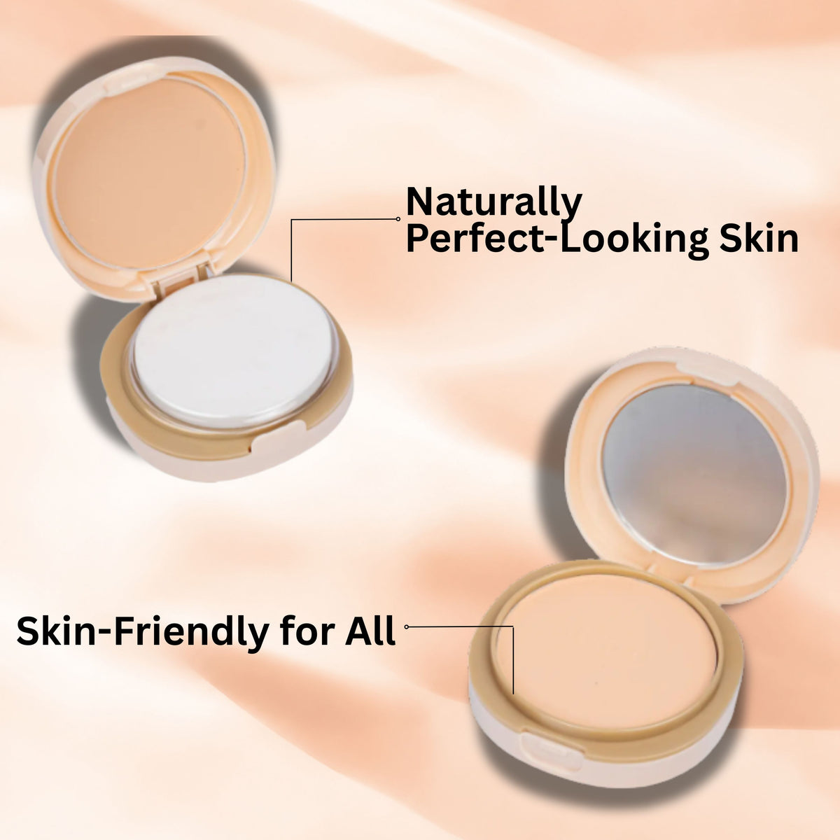 2 in 1 Long Wear Compact Powder- 201-6