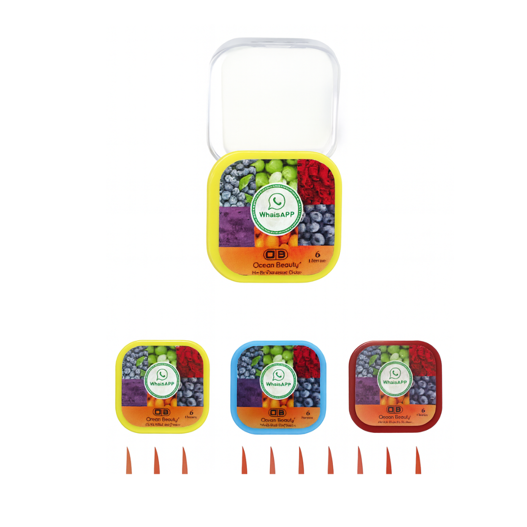 OB OCEAN BEAUTY NAIL POLISH REMOVER PAD (6 Pieces Set) 25 Tissue in Pcs