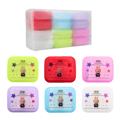 Ocean Beauty Nail Paint Remover Wipes,Gentle Wipes to Skin,Hassle Free Nail Polish Removal, Keeps Nails Moisturized Per Pcs Size 4.7X5.9X1.5 With 6 Pcs