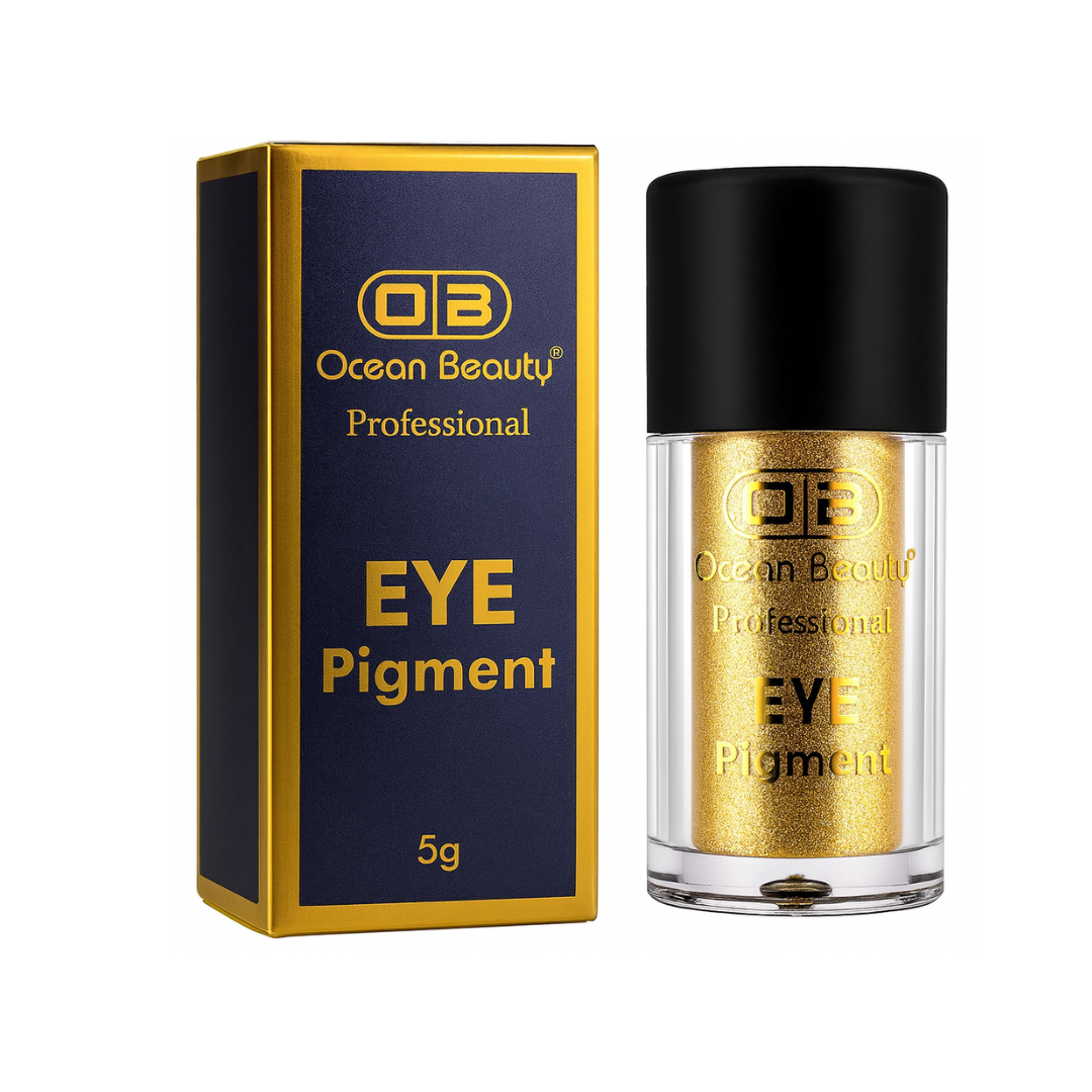 Ocean Beauty Professional Eye Pigment, Silver Color Shimmer Glitter, 5g