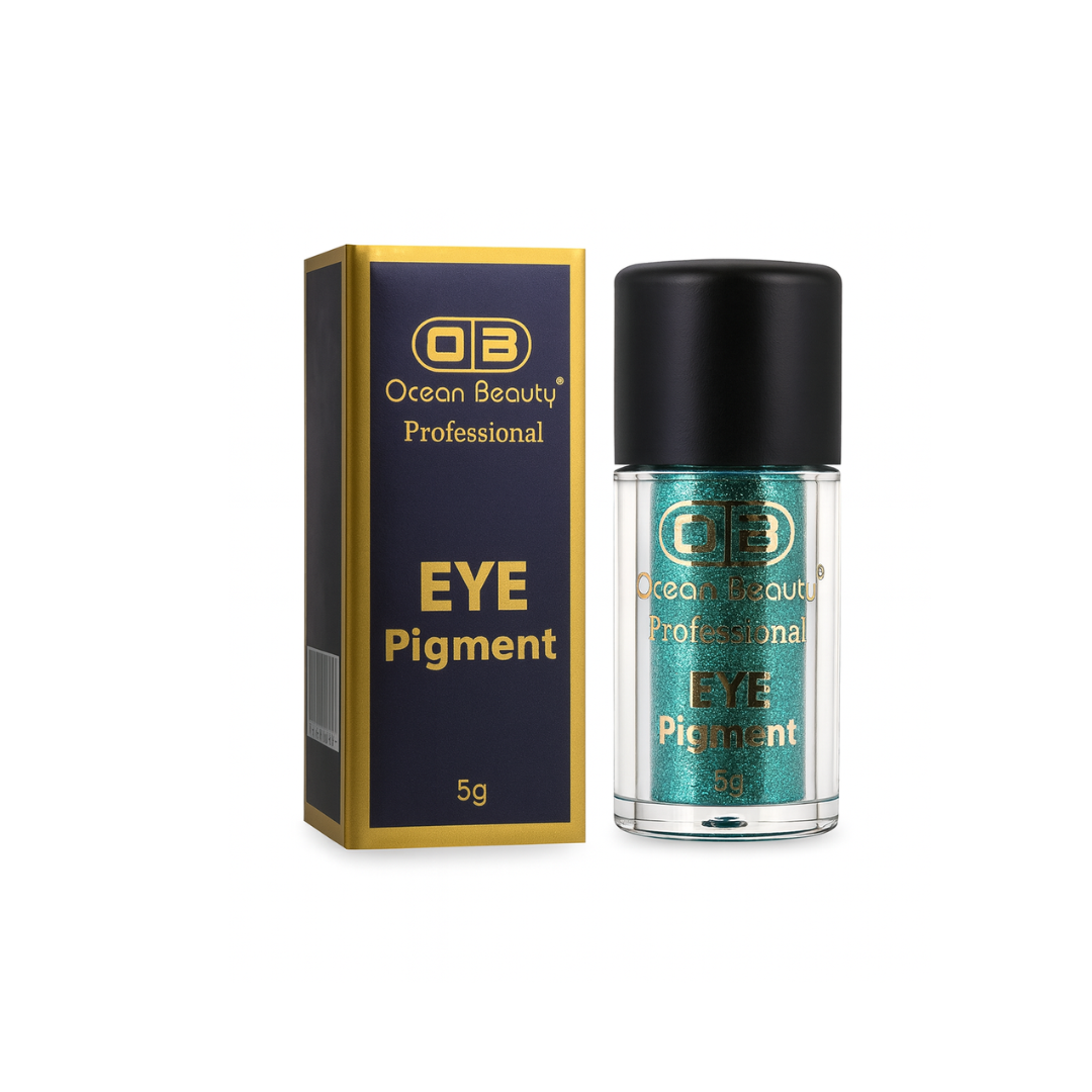 Ocean Beauty Professional Eye Pigment, Silver Color Shimmer Glitter, 5g