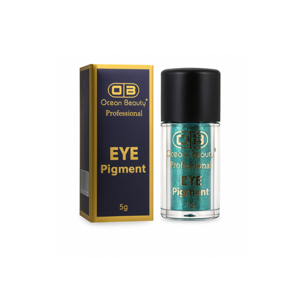Ocean Beauty Professional Eye Pigment, Silver Color Shimmer Glitter, 5g