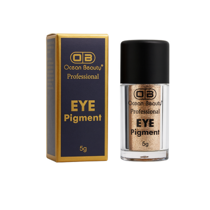Ocean Beauty Professional Eye Pigment, Silver Color Shimmer Glitter, 5g