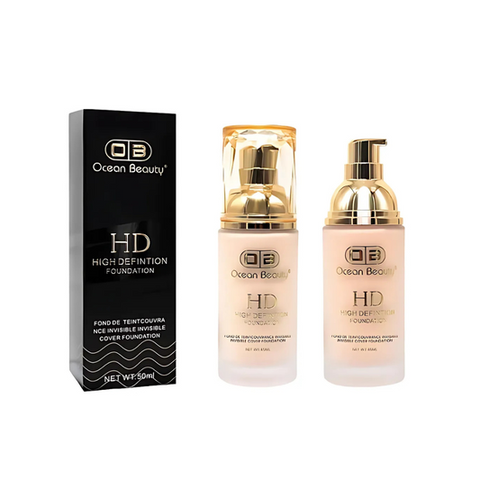 OCEAN BEAUTY- HD High Defintion Foundation use to all type skin care 106 50ML