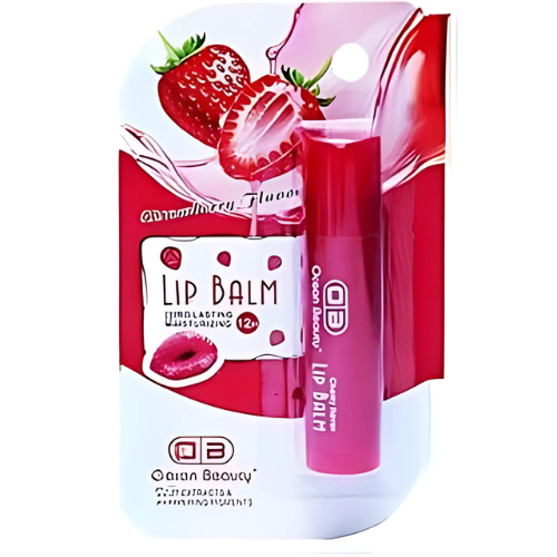 OB OCEAN BEAUTY Cherry Flavor Lip Balm (Set Of 2) | 3 G