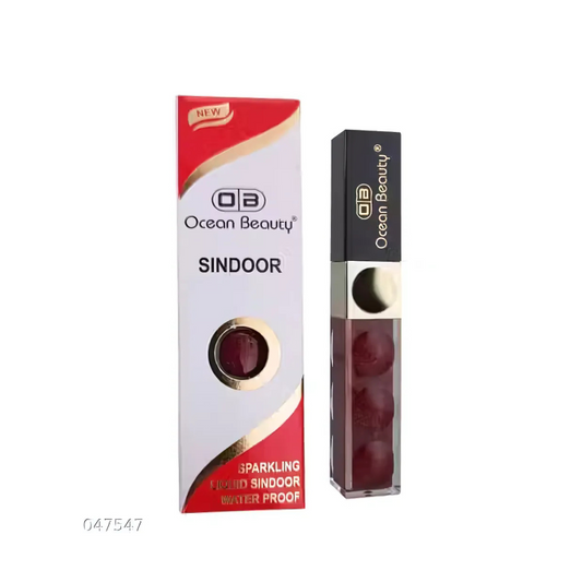 Ocean Beauty Sindoor, Sparkling Liquid, Waterproof, Red, With Professional Sindoor For Pretty Woman With Mehroon Color