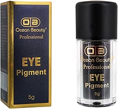 Ocean Beauty Professional Eye Pigment, Black Shimmer Glitter, 5g