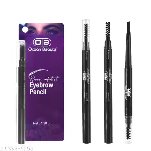 OB Ocean Beauty Black Artist Eyebrow Pencil, Black, 1.20g