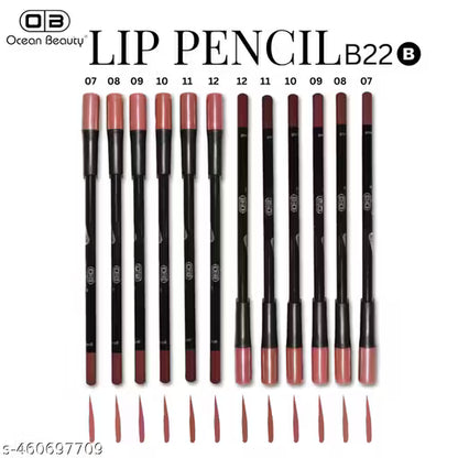 Lip pencil 12 piece set (multi colour)
