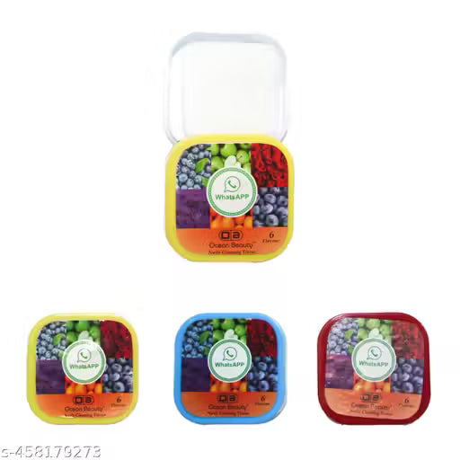 OB OCEAN BEAUTY NAIL POLISH REMOVER PAD (6 Pieces Set) 25 Tissue in Pcs